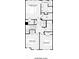 Sleeping Level floor plan featuring Owner's Suite, two additional bedrooms, and ensuite bathroom layout at 2137 Barrowcliffe Dr # 49, Concord, NC 28027