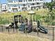 Community playground area, great for outdoor activities at 2137 Barrowcliffe Dr # 49, Concord, NC 28027