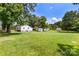 Expansive backyard featuring lush green grass and mature trees, perfect for outdoor activities at 2488 Catawba Church Rd, Rock Hill, SC 29730