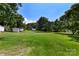 A spacious green backyard with a storage shed and plenty of room for outdoor enjoyment at 2488 Catawba Church Rd, Rock Hill, SC 29730
