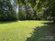 Expansive green backyard, perfect for outdoor activities and relaxation surrounded by mature trees at 265 River Run Rd, Statesville, NC 28625