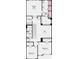 Second floor layout with owner's suite, two secondary bedrooms and loft at 3134 Beacon Heights Rd, Indian Land, SC 29707