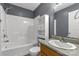 Bathroom includes a shower-tub and granite-look vanity top at 4030 Orion Rd, York, SC 29745