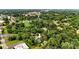 Aerial view of neighborhood featuring treed lots, and home nestled in nature at 450 1St Se St, Hickory, NC 28602
