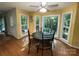 Sunny breakfast nook with a view of the outdoors, surrounded by large windows at 5024 Ardenwoods Dr, Charlotte, NC 28215