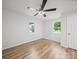 Cozy bedroom featuring new vinyl floors, two windows, and neutral decor, creating a serene and relaxing atmosphere at 821 1St St, Kings Mountain, NC 28086