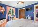 Bedroom with window, closet and pink accents at 1104 Pump Station Rd, Kannapolis, NC 28081