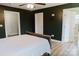 Relaxing bedroom showing the ensuite entrance and the neutral-colored flooring at 118 Cypress Acres Ln, Statesville, NC 28625