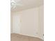 Bedroom featuring neutral walls, carpet, a ceiling fan, and a door at 1432 Matthew Allen Cir, Kannapolis, NC 28081