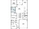 Detailed floor plan showcasing three bedrooms, two bathrooms, kitchen, Gathering room, and a two-car garage at 1482 Kate Cecil Way, York, SC 29745