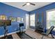 This gym features exercise equipment, natural light, and ample space at 2009 Freeport Dr, Indian Trail, NC 28079