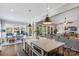 Open concept kitchen and living area with lots of light and views at 2009 Freeport Dr, Indian Trail, NC 28079