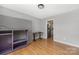 Bedroom with hardwood floors and access to the ensuite bathroom at 205 Honey Moss Ln, Salisbury, NC 28146