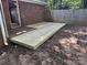 Backyard featuring a newly constructed wooden deck, perfect for outdoor enjoyment at 2660 Tiffany St, Conover, NC 28613