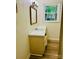 A cozy bathroom features a vanity, mirror and window with a natural view at 2660 Tiffany St, Conover, NC 28613