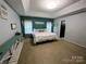Bright primary bedroom features a trey ceiling, ensuite bathroom, and lots of natural light at 4205 Springhaven Dr, Charlotte, NC 28269