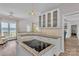 Gourmet kitchen featuring stainless appliances, granite countertops, and scenic views at 735 Pebble Pt, Salisbury, NC 28146