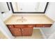 Bathroom vanity showcasing neutral counters, vanity drawers, and natural light at 8712 Soaring Eagle Ln, Waxhaw, NC 28173
