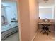 A view of one of the bedrooms of the home with neutral walls and carpeted floors at 10825 Traders Ct, Davidson, NC 28036