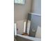 Bright two-story foyer showcasing the front door and interior access of the home at 10825 Traders Ct, Davidson, NC 28036