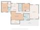 Detailed floor plan highlighting the layout of the home with labeled rooms and dimensions at 151 Robinson Rd, Gastonia, NC 28056