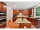 Spacious kitchen with modern appliances, ample cabinet space, and granite countertops at 15620 Glen Miro Dr, Huntersville, NC 28078