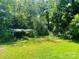 Large, grassy backyard with mature trees and some foliage overgrowth at 213 Maple St, Rock Hill, SC 29730