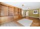 Bright living room with custom built-in shelving and hardwood floors at 229 Campsite Rd, Rock Hill, SC 29732