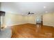 Spacious living room boasts hardwood floors, recessed lighting, and neutral paint palette at 229 Campsite Rd, Rock Hill, SC 29732