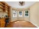 Bright home office area with built-in desk and large windows at 229 Campsite Rd, Rock Hill, SC 29732