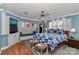 Inviting primary bedroom with built-in storage, a window seat, and ensuite bathroom at 251 Gleneagles E Rd, Statesville, NC 28625