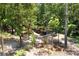 A horse property with a barn, nestled among mature trees at 265 St Matthews Church Rd, Salisbury, NC 28146