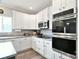 Kitchen with stainless steel appliances and a double oven for all your cooking needs at 265 St Matthews Church Rd, Salisbury, NC 28146