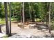 Picturesque pasture with two horses peacefully grazing in a wooded setting at 265 St Matthews Church Rd, Salisbury, NC 28146