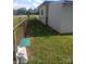Fenced backyard with grass and room to roam at 2815 Highland Dr, Lincolnton, NC 28092