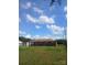 Backyard with brick home and sky view at 2815 Highland Dr, Lincolnton, NC 28092