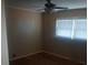 Cozy bedroom featuring a ceiling fan and a window with natural light at 2815 Highland Dr, Lincolnton, NC 28092