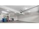 Three car garage with three doors and overhead lighting at 4210 Holly Ne Cir, Conover, NC 28613