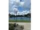 Beautiful tennis courts with well-maintained grounds and lighting for evening play at 4210 Holly Ne Cir, Conover, NC 28613