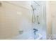 Bathroom featuring a shower/tub with white tiles at 4699 Cherrystone Rd, Lancaster, SC 29720