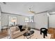 Bright and open living area with stylish furniture and a dining space at 4708 S Hill View Dr, Charlotte, NC 28210