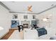 Cozy living room with fireplace and built-in shelves at 4708 S Hill View Dr, Charlotte, NC 28210