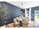 Dining area features modern decor, stylish furniture, and a dining table set for six at 622 Station St # 48, Clover, SC 29710