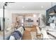 Open-concept living space showcasing seamless flow between the living room, dining area, and kitchen at 622 Station St # 48, Clover, SC 29710