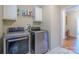Well-equipped laundry room includes modern washer and dryer at 6785 Knotty Wood Ln, Vale, NC 28168