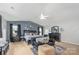 Spacious main bedroom features carpeted floors, a tray ceiling, and lots of natural light at 1216 Catawba Run, Lowell, NC 28098