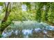 Scenic waterfront featuring a calm pond surrounded by trees, creating a peaceful setting at 1216 Catawba Run, Lowell, NC 28098