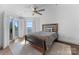 Bedroom with great natural light and a view of the water at 17811 Half Moon Ln # E, Cornelius, NC 28031