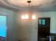 Classic dining room with a decorative light fixture at 1834 Sharonwood Ln, Rock Hill, SC 29732