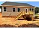 New home construction showing the rear deck and newly installed siding, ready for landscaping at 3506 14Th Sw Ave, Hickory, NC 28602